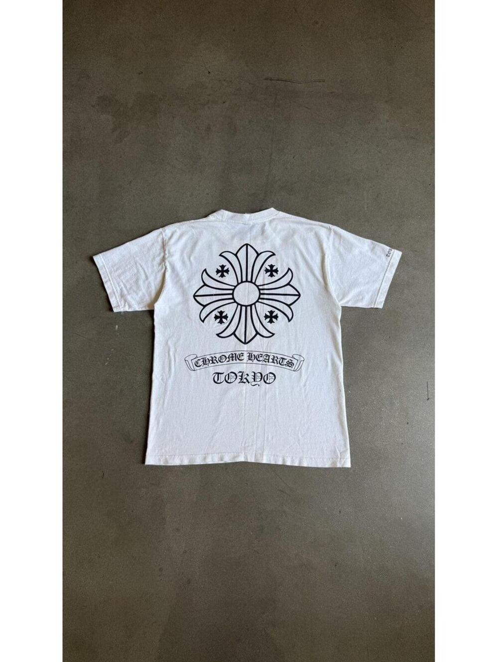 RARE! Chrome Hearts White Tokyo Pocket Tee